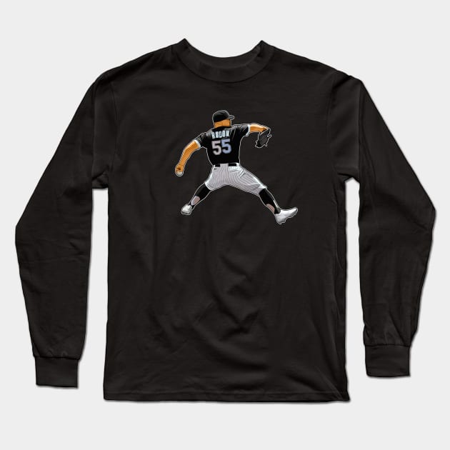 Carles Rodon Delivers The Ball Long Sleeve T-Shirt by 40yards